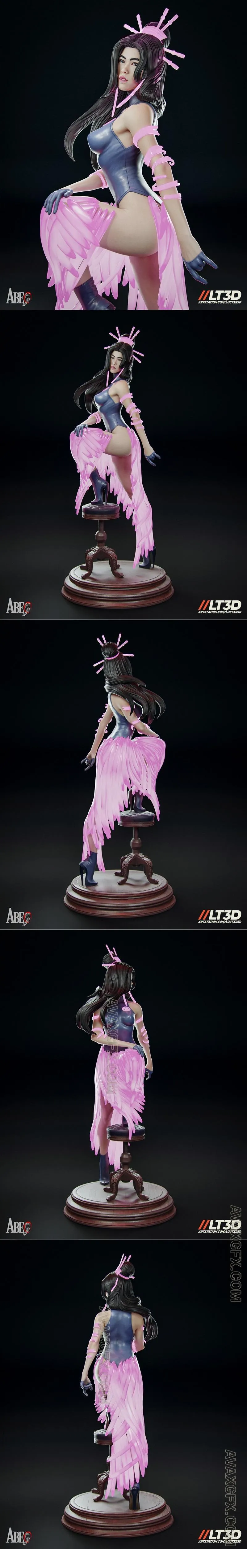 Abe3D - Psylocke Hellfire Gala by LucasTxr - STL 3D Model