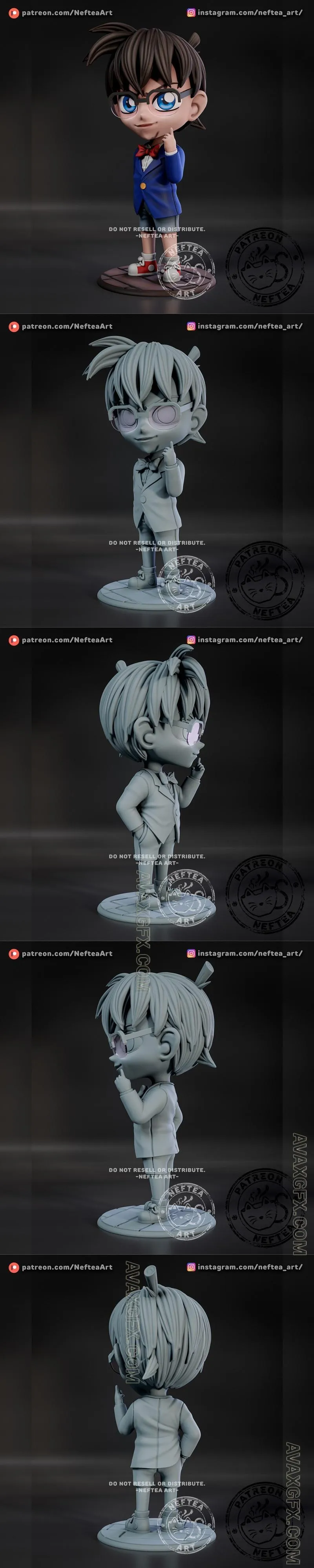 Chibi (Conan) - STL 3D Model
