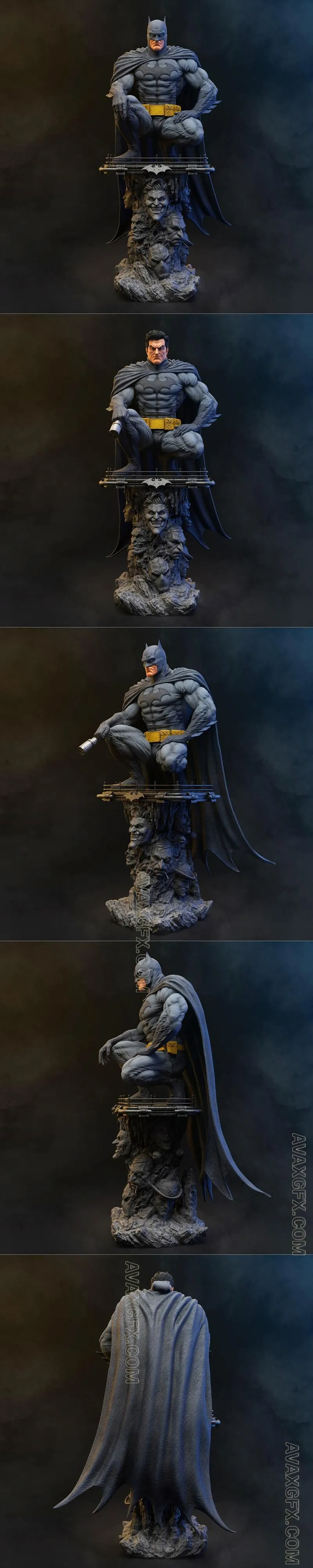 Batman By Akshay Jain - STL 3D Model