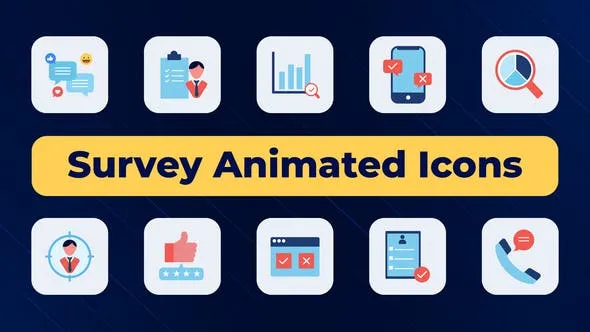 Survey Animated Icons 51897972 Videohive