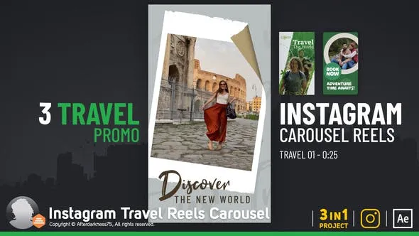 Instagram Travel Reels Carousel 51669089 Videohive