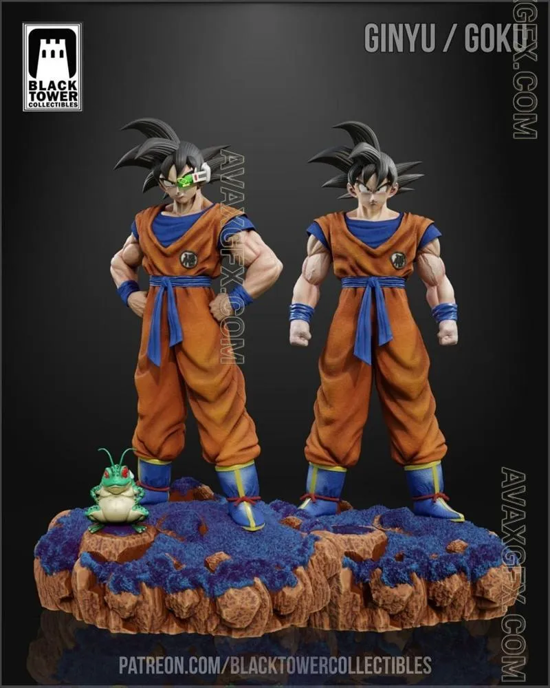 Black Tower Collectibles - Ginyu y Goku - STL 3D Model
