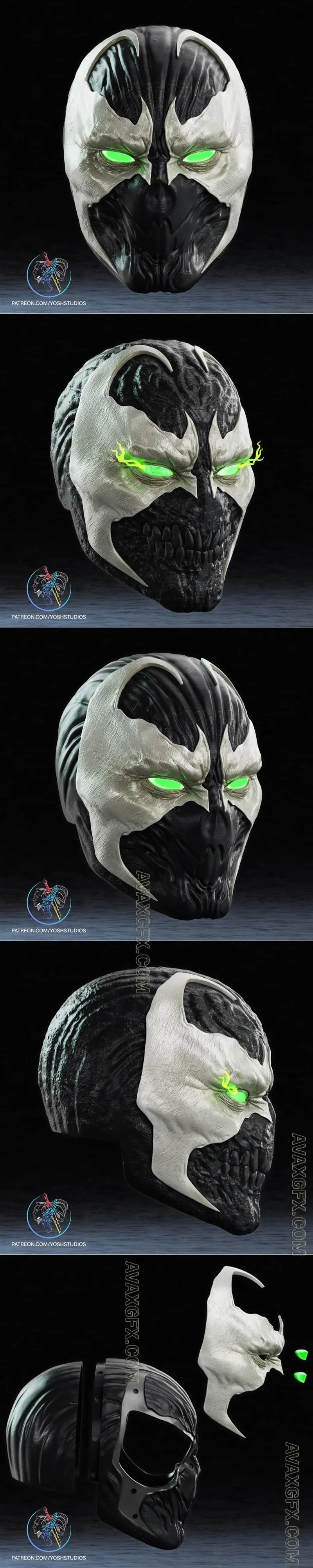 Spawn Mask - STL 3D Model