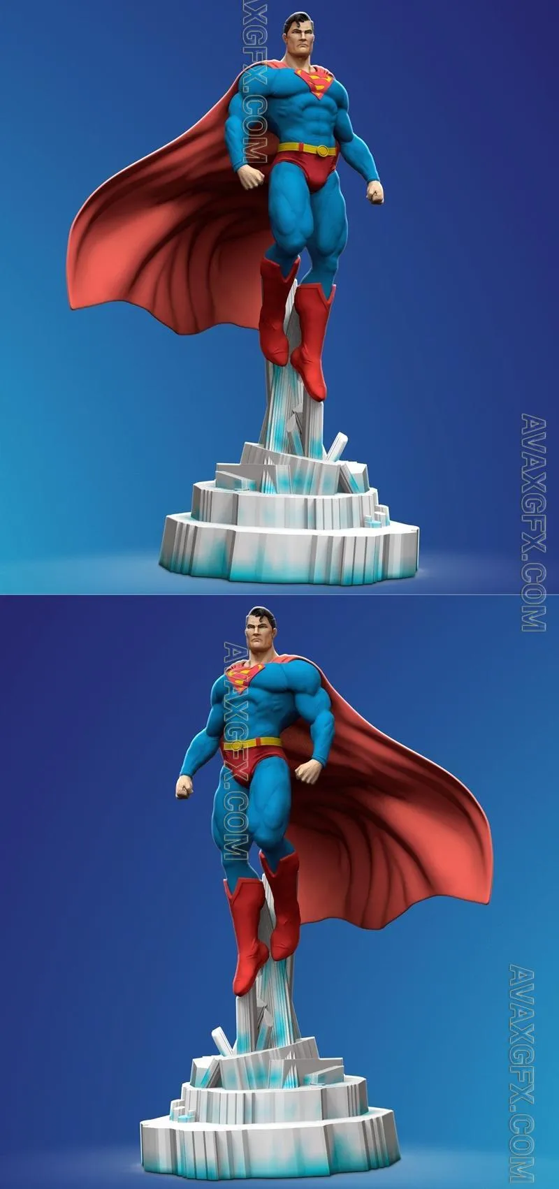 Superman collectible figure - STL 3D Model