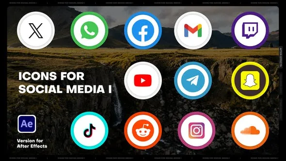Icons for Social Media I 51915880 Videohive