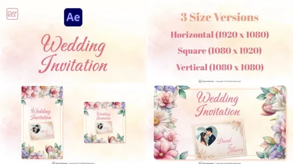 Wedding Invitation For After Effects 51915432 Videohive
