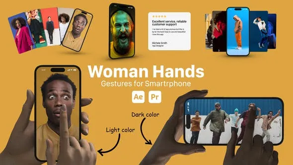 Woman Hand Gestures for Smartphones 51625998 Videohive